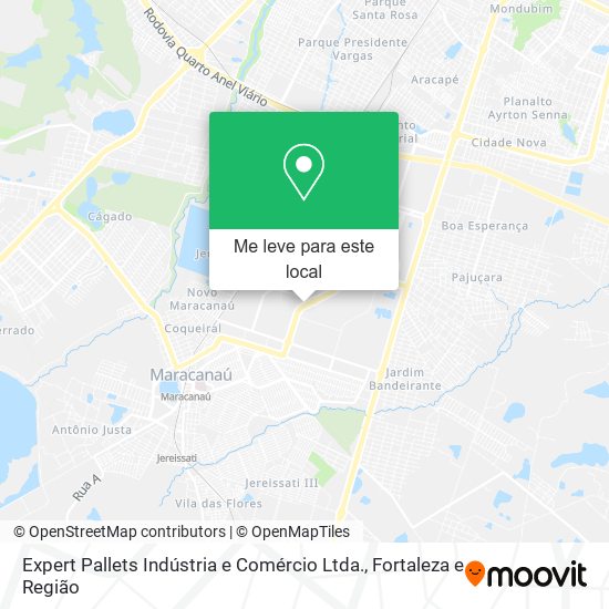 Expert Pallets Indústria e Comércio Ltda. mapa