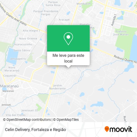 Celin Delivery mapa