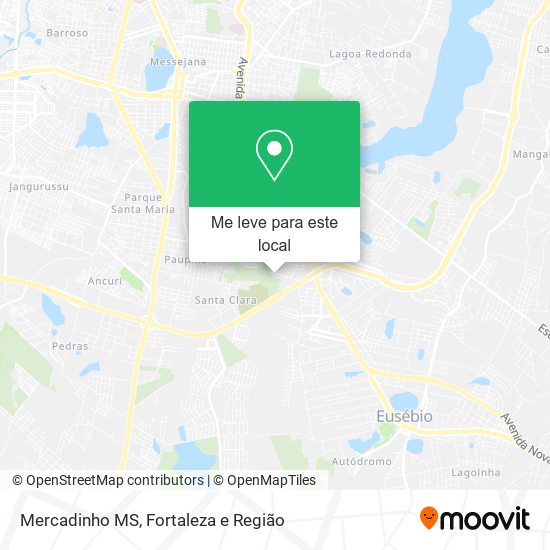 Mercadinho MS mapa