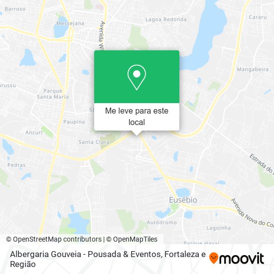 Albergaria Gouveia - Pousada & Eventos mapa