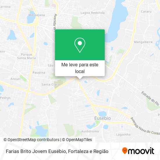 Farias Brito Jovem Eusébio mapa