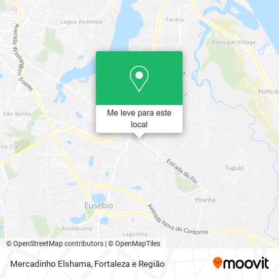 Mercadinho Elshama mapa