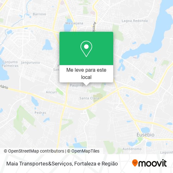 Maia Transportes&Serviços mapa