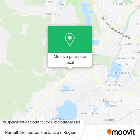 Ramalhete Festas mapa