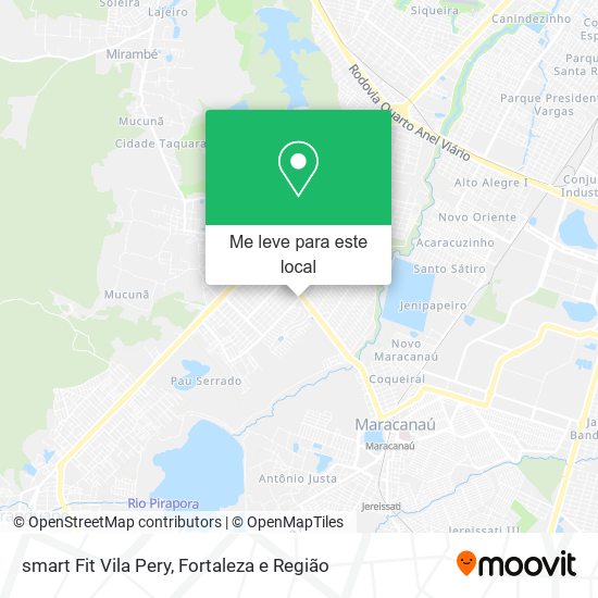 smart Fit Vila Pery mapa