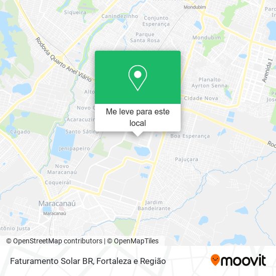 Faturamento Solar BR mapa