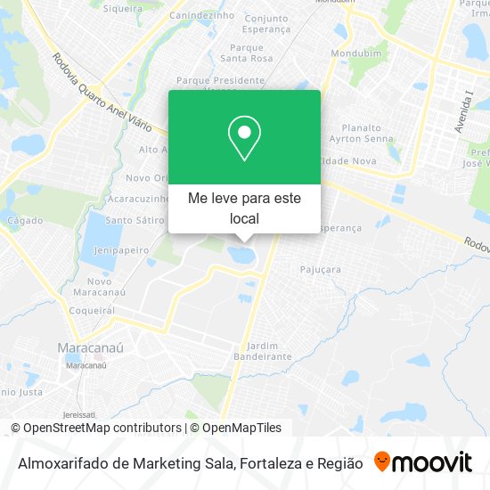 Almoxarifado de Marketing Sala mapa