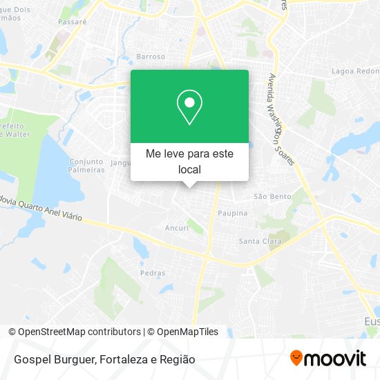 Gospel Burguer mapa