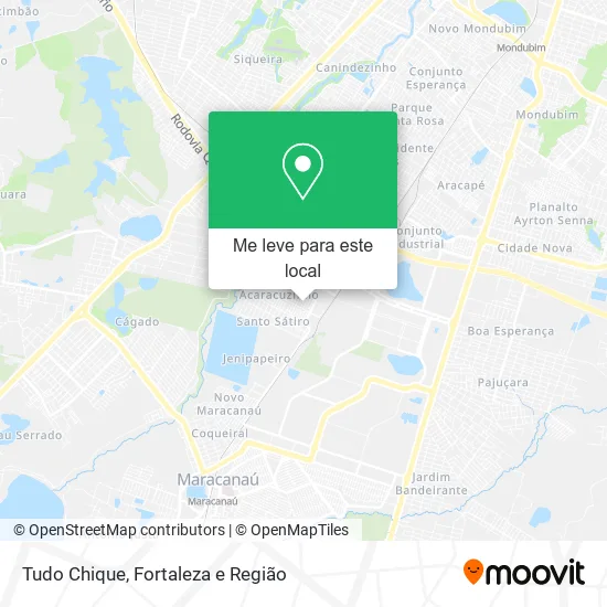 Tudo Chique mapa