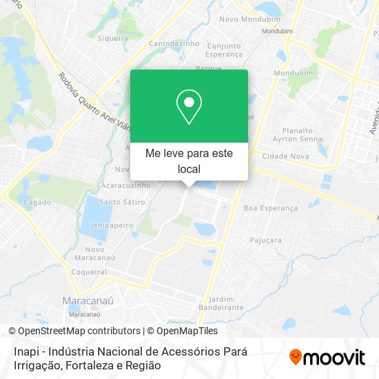 Inapi - Indústria Nacional de Acessórios Pará Irrigação mapa