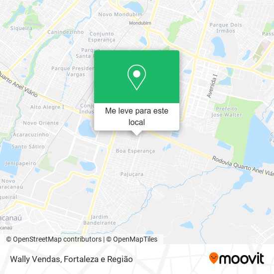 Wally Vendas mapa