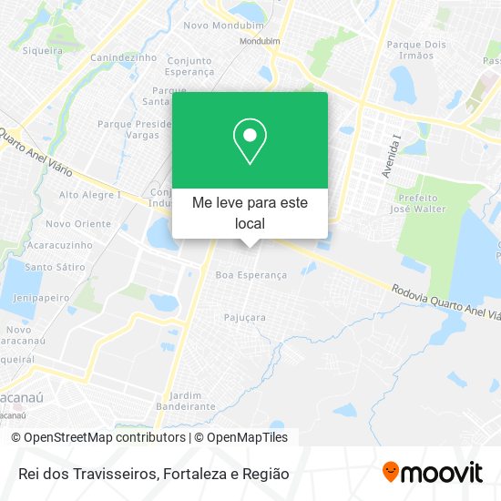Rei dos Travisseiros mapa