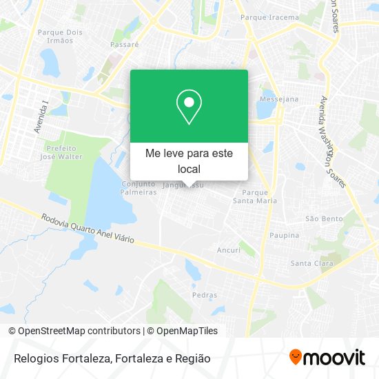 Relogios Fortaleza mapa