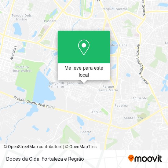 Doces da Cida mapa