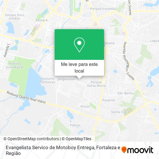 Evangelista Servico de Motoboy Entrega mapa