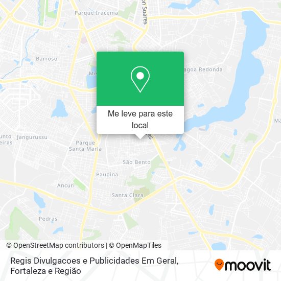 Regis Divulgacoes e Publicidades Em Geral mapa