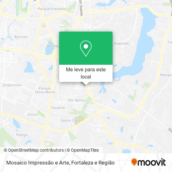 Mosaico Impressão e Arte mapa