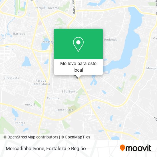 Mercadinho Ivone mapa