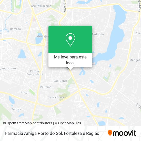 Farmácia Amiga Porto do Sol mapa