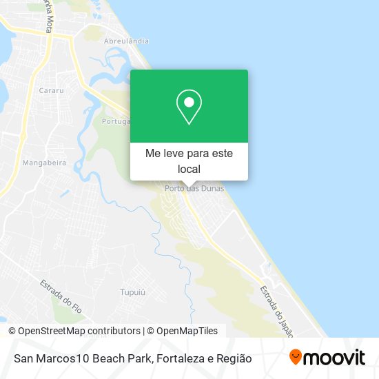 San Marcos10 Beach Park mapa