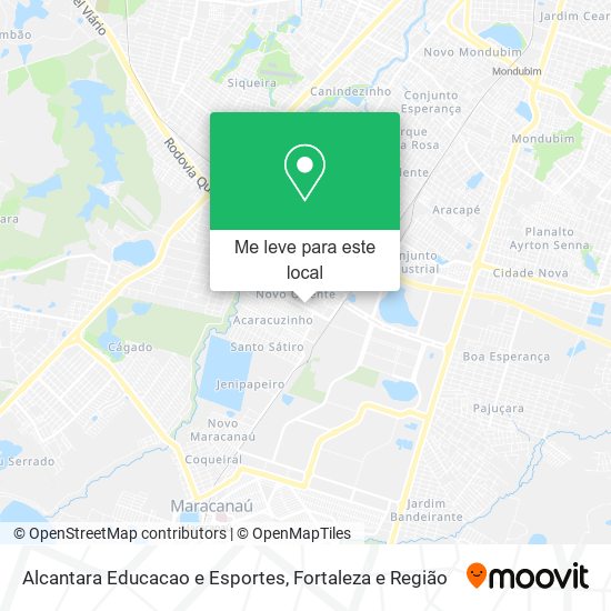 Alcantara Educacao e Esportes mapa