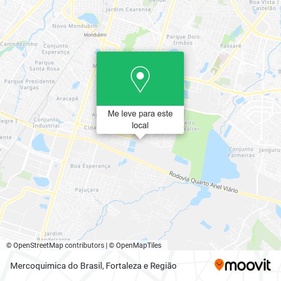 Mercoquimica do Brasil mapa