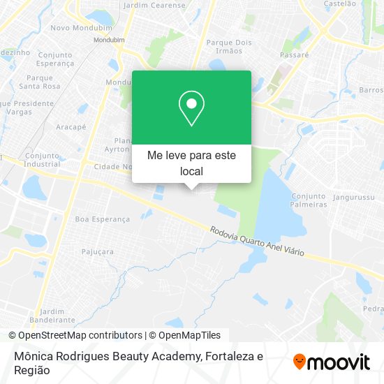 Mônica Rodrigues Beauty Academy mapa
