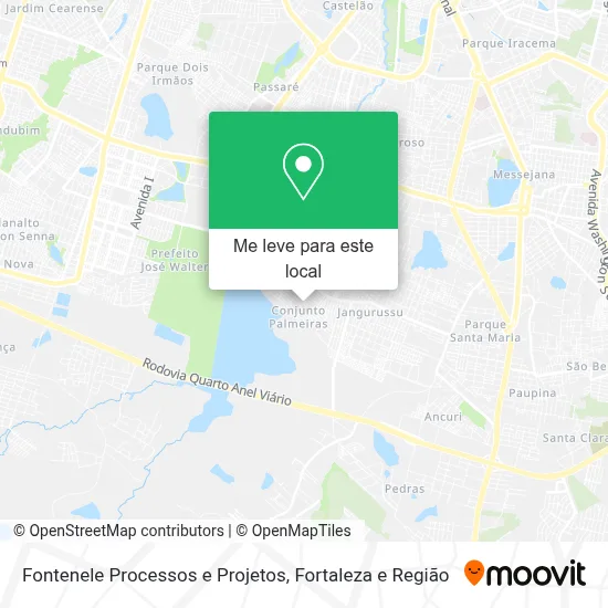 Fontenele Processos e Projetos mapa