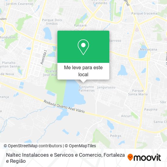 Naltec Instalacoes e Servicos e Comercio mapa