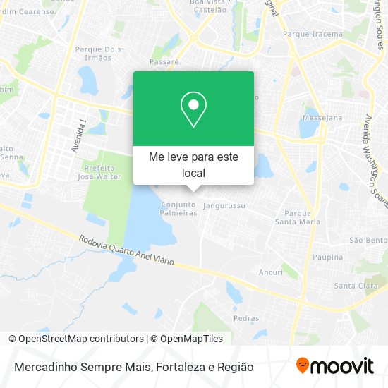 Mercadinho Sempre Mais mapa