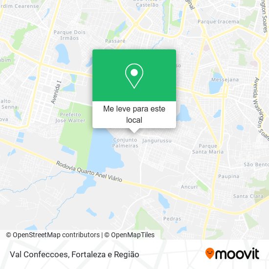 Val Confeccoes mapa