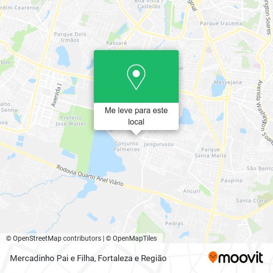 Mercadinho Pai e Filha mapa