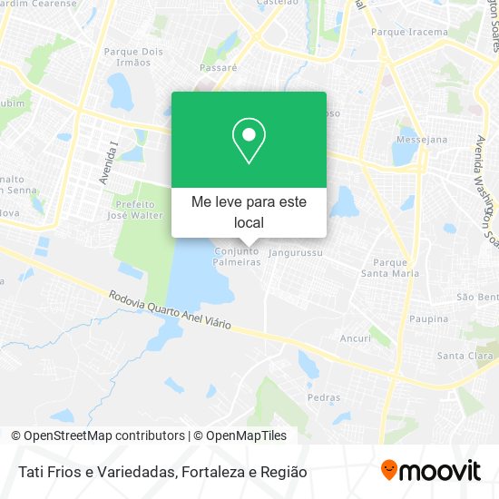 Tati Frios e Variedadas mapa