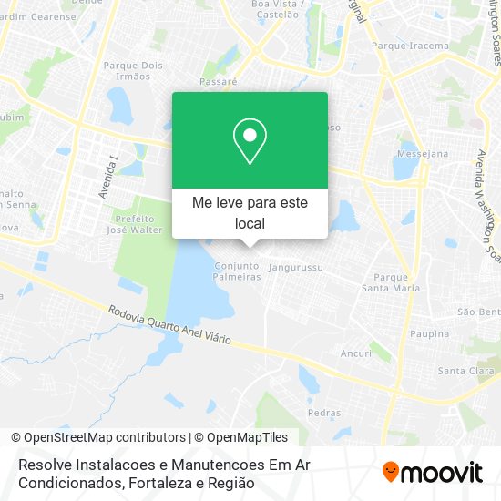 Resolve Instalacoes e Manutencoes Em Ar Condicionados mapa