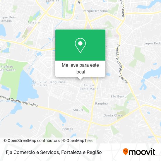 Fja Comercio e Servicos mapa