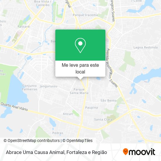 Abrace Uma Causa Animal mapa