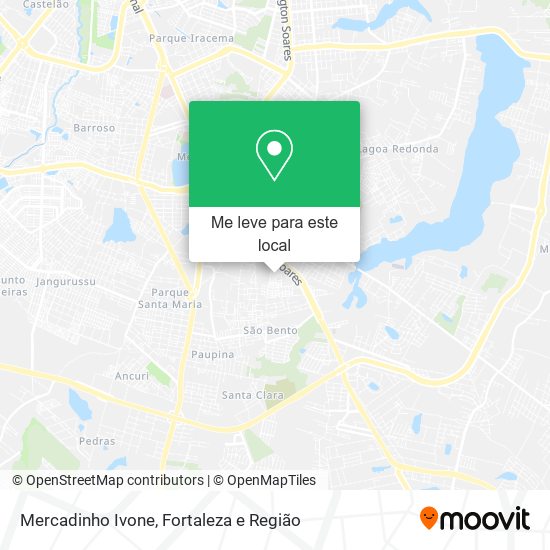 Mercadinho Ivone mapa