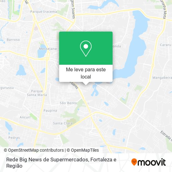 Rede Big News de Supermercados mapa