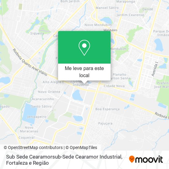 Sub Sede Cearamorsub-Sede Cearamor Industrial mapa