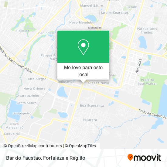 Bar do Faustao mapa