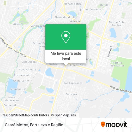 Ceará Motos mapa