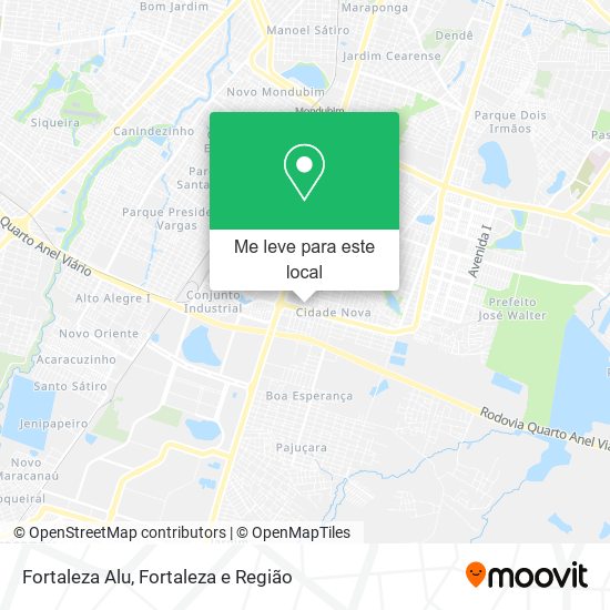 Fortaleza Alu mapa