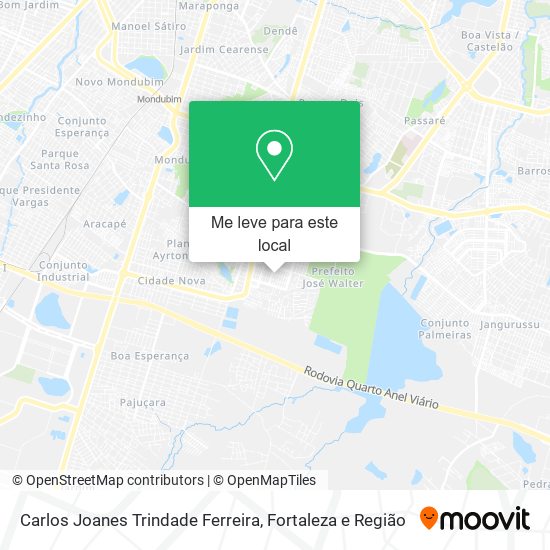 Carlos Joanes Trindade Ferreira mapa