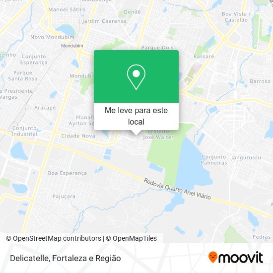 Delicatelle mapa