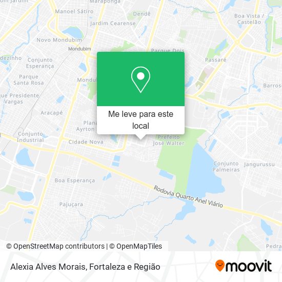 Alexia Alves Morais mapa
