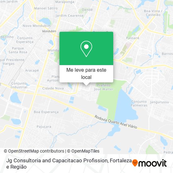 Jg Consultoria and Capacitacao Profission mapa