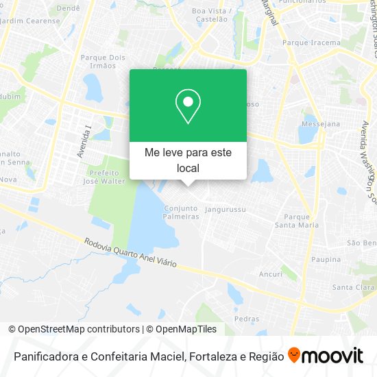 Panificadora e Confeitaria Maciel mapa