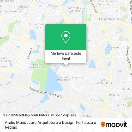 Atelie Mandacaru Arquitetura e Design mapa