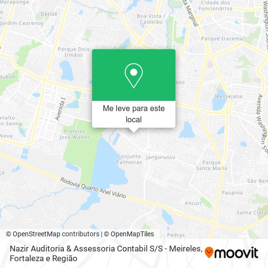 Nazir Auditoria & Assessoria Contabil S / S - Meireles mapa
