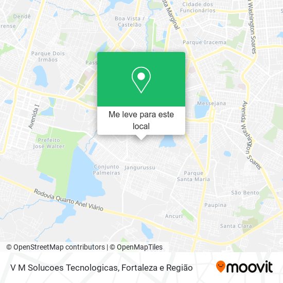 V M Solucoes Tecnologicas mapa